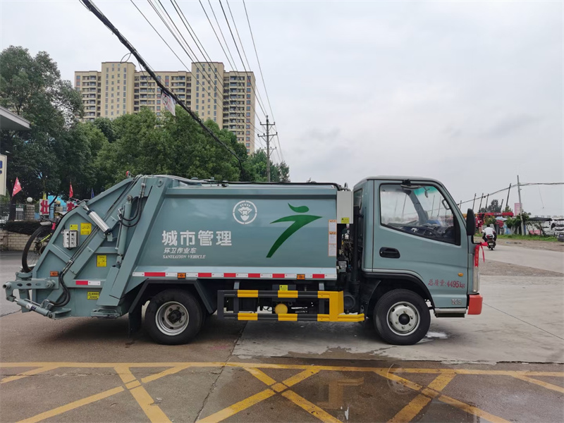 國六4立方 藍(lán)牌凱馬 壓縮垃圾車