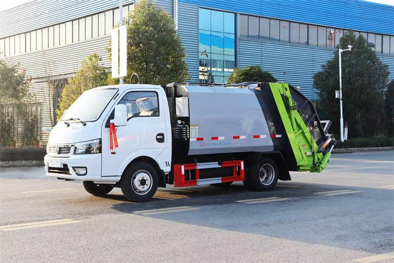 國六東風(fēng)途逸藍(lán)牌壓縮垃圾車