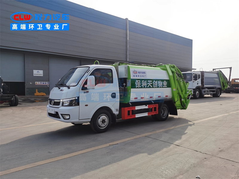 國六東風(fēng)途逸藍(lán)牌壓縮垃圾車